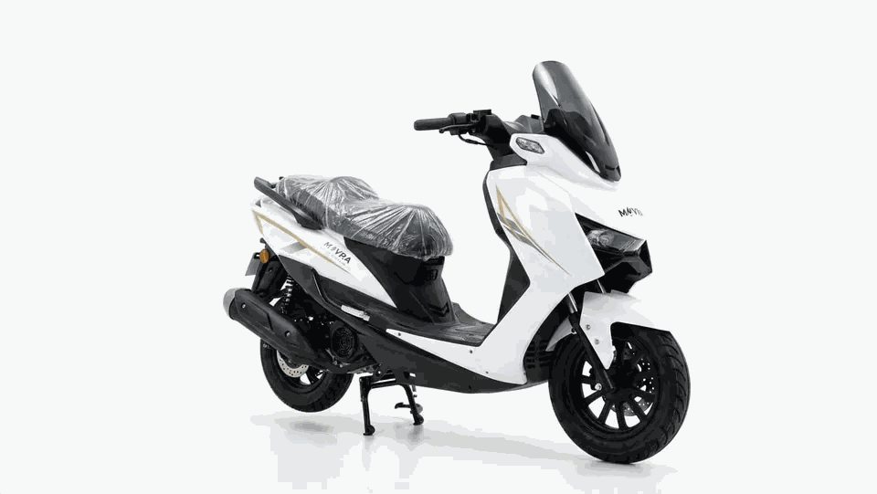 MOVRA AG27, moto elétrica 1000, vista em três quartos em estúdio