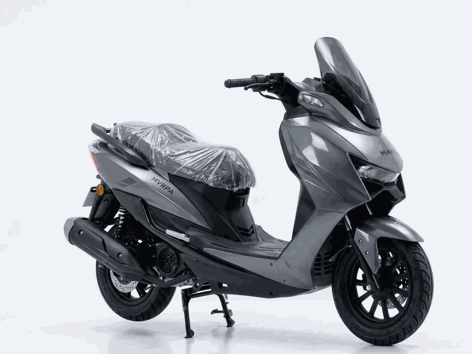 MOVRA AG27, moto elétrica 1000, vista em três quartos em estúdio
