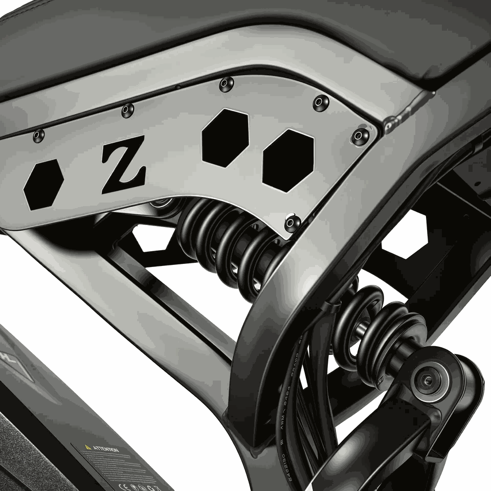 MOVRA ATV20 preto, bike elétrica 1000 W, detalhe em estúdio