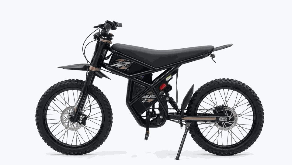 MOVRA GT73PRO, moto elétrica 3000 W, vista lateral em estúdio