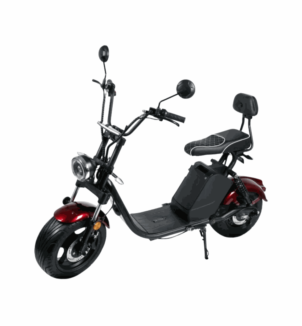 MOVRA HL3 O.C, moto elétrica 1000 W, vista em três quartos em estúdio