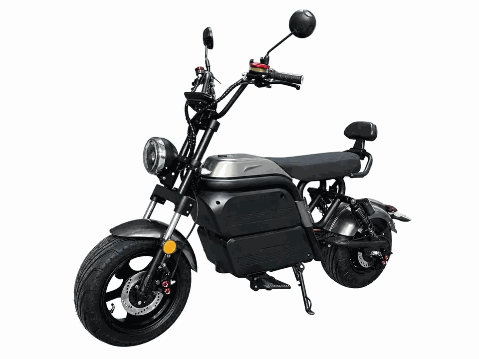 MOVRA HL7 O.C, moto elétrica 1000 W, vista em três quartos em estúdio