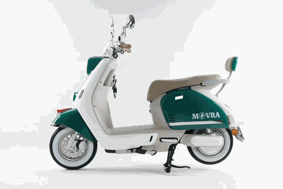 MOVRA ML, moto elétrica 1000 W, vista em três quartos em estúdio