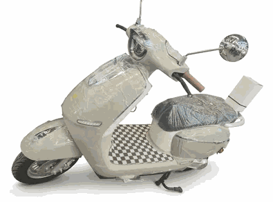 MOVRA T3AG, moto elétrica 1000 W, vista lateral em estúdio