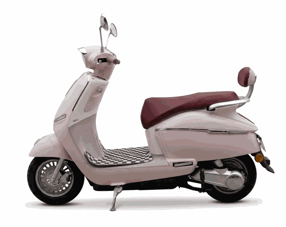 MOVRA T3AG, moto elétrica 1000 W, vista em três quartos em estúdio