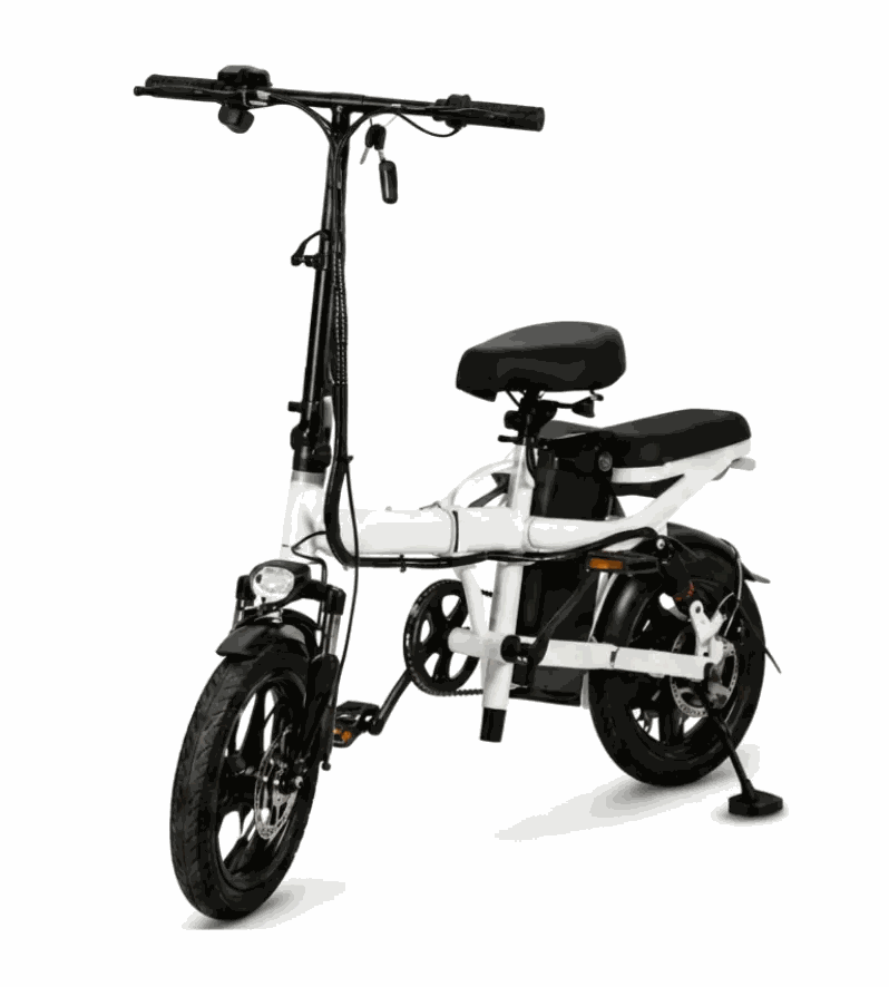 MOVRA TH1013 branco, patinete elétrico 400 W, vista frontal em estúdio