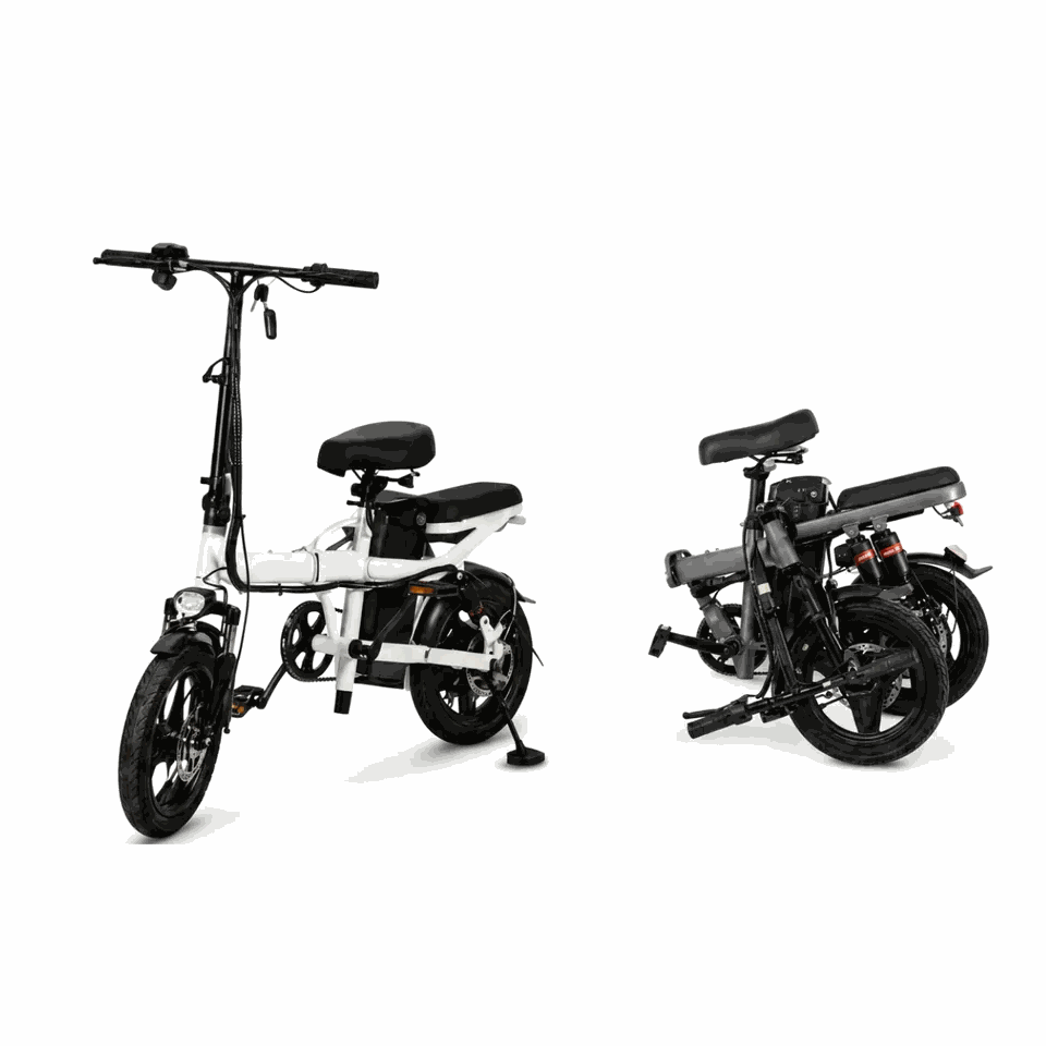 MOVRA TH1013 branco, patinete elétrico 400 W, vista lateral em estúdio